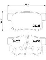 Textar 2423101 Колодки дисковые задние