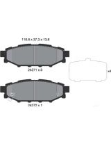Textar 2427101 Колодки дисковые