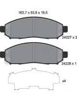 Textar 2422701 Колодки дисковые передние