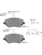 Textar 2413301 Колодки дисковые передние