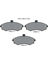 Textar 2403101 Колодки дисковые передние