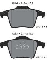 Textar 2401101 Колодки дисковые