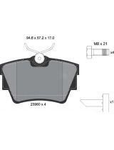 Textar 2398001 Колодки дисковые