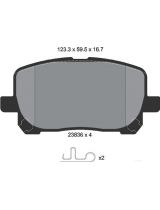 Textar 2383601 Колодки дисковые передние