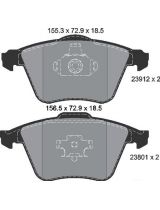 Textar 2391201 Колодки дисковые передние