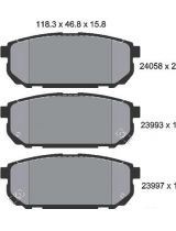 Textar 2405801 Колодки дисковые