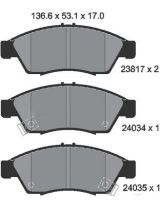 Textar 2381701 Колодки дисковые передние