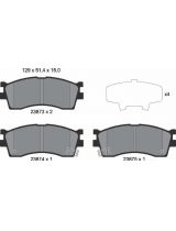 Textar 2387301 Колодки дисковые