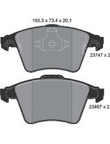 Textar 2374702 Колодки дисковые передние