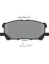 Textar 2373401 Колодки дисковые передние