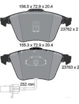 Textar 2376201 Колодки дисковые передние