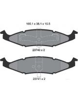 Textar 2374001 Колодки дисковые передние