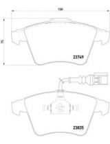 Textar 2374901 Колодки дисковые передние