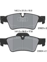 Textar 2392302 Колодки дисковые задние