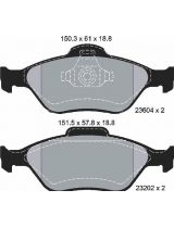 Textar 2360406 Колодки дисковые