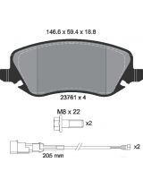 Textar 2376101 Колодки дисковые передние