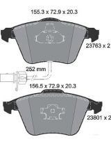 Textar 2376302 Колодки дисковые передние