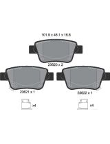 Textar 2362002 Колодки дисковые