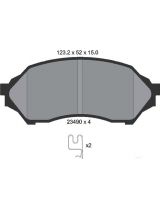 Textar 2349002 Колодки дисковые