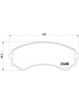 Textar 2348801 Колодки дисковые передние