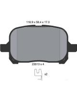 Textar 2351302 Колодки дисковые