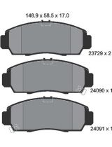 Textar 2372901 Колодки дисковые передние