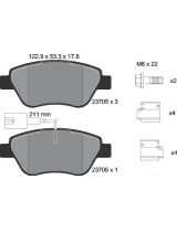 Textar 2370502 Колодки дисковые передние