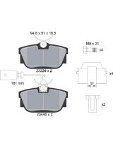 Textar 2344605 Колодки дисковые задние