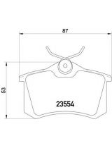 Textar 2355406 Колодки дисковые задние