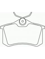 Textar 2355401 Колодки дисковые задние