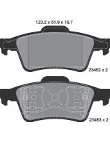 Textar 2348202 Колодки дисковые задние