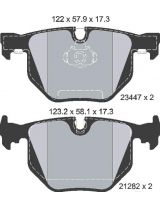 Textar 2344702 Колодки дисковые задние