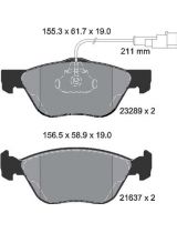 Textar 2328902 Колодки дисковые передние