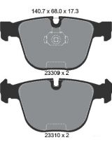 Textar 2330902 Колодки дисковые задние