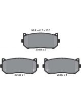 Textar 2345501 Колодки дисковые задние