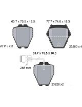 Textar 2311901 Колодки дисковые передние