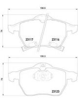 Textar 2311701 Колодки дисковые передние