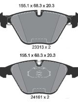 Textar 2331303 Колодки дисковые передние