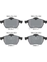 Textar 2311602 Колодки дисковые передние