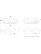 Textar 2319303 Колодки дисковые передние