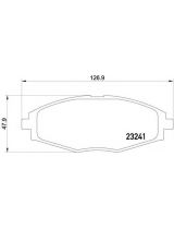 Textar 2324102 Колодки дисковые