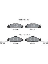 Textar 2323001 Колодки дисковые передние