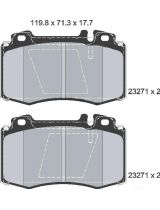 Textar 2327102 Колодки дисковые передние