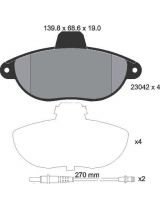 Textar 2304201 Колодки дисковые передние