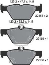 Textar 2215801 Колодки дисковые