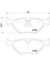Textar 2193402 Колодки дисковые задние