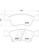 Textar 2197502 Колодки дисковые передние