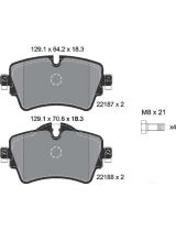 Textar 2218701 Колодки дисковые передние