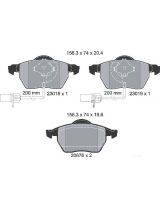 Textar 2301802 Колодки дисковые передние