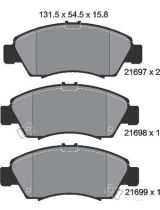 Textar 2169701 Колодки дисковые